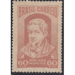 Brasil Brazil 521 1952 Padre Diogo Antonio Feijo MNH Brasil Brazil 521 1952 Padre Diogo Antonio Feijo MNH