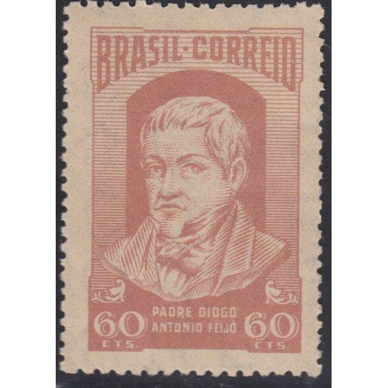 Brasil Brazil 521 1952 Padre Diogo Antonio Feijo MNH Brasil Brazil 521 1952 Padre Diogo Antonio Feijo MNH