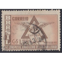 Brasil Brazil 528 1953 6º Congreso Brasileño de contabilidad Usado Brasil Brazil 528 1953 6º Congreso Brasileño de contabilidad Usado