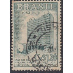 Brasil Brazil 534 1953 I Exposición filatélica de Educación Usado Brasil Brazil 534 1953 I Exposición filatélica de Educación Usado
