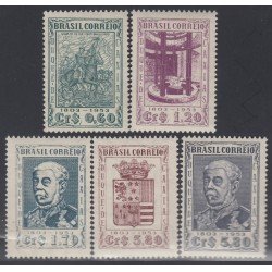 Brasil Brazil 536/40 1953 General Duque de Caxias MNH Brasil Brazil 536/40 1953 General Duque de Caxias MNH