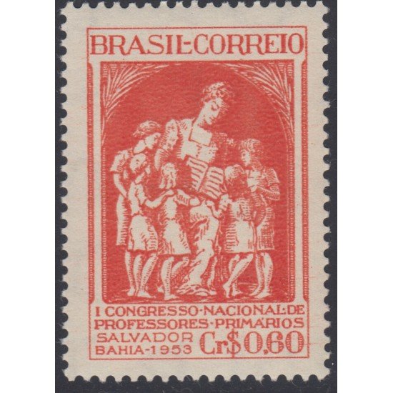 Brasil Brazil 556 1953 I Congreso Nacional de maestros MNH Brasil Brazil 556 1953 I Congreso Nacional de maestros MNH