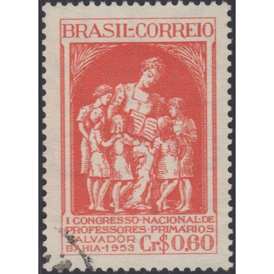 Brasil Brazil 556 1953 I Congreso Nacional de maestros Usado Brasil Brazil 556 1953 I Congreso Nacional de maestros Usado