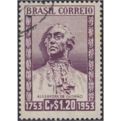 Brasil Brazil 559 1954 200 Años de la muerte de Alexandre de Guzmao Usado Brasil Brazil 559 1954 200 Años de la muerte de Alexandre de Guzmao Usado
