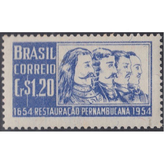 Brasil Brazil 565 1954 Restauración Pernambucana MNH Brasil Brazil 565 1954 Restauración Pernambucana MNH