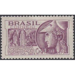 Brasil Brazil 566 1954 10º Congreso Internacional de Organización Científica MH Brasil Brazil 566 1954 10º Congreso Internacional de Organización Científica MH