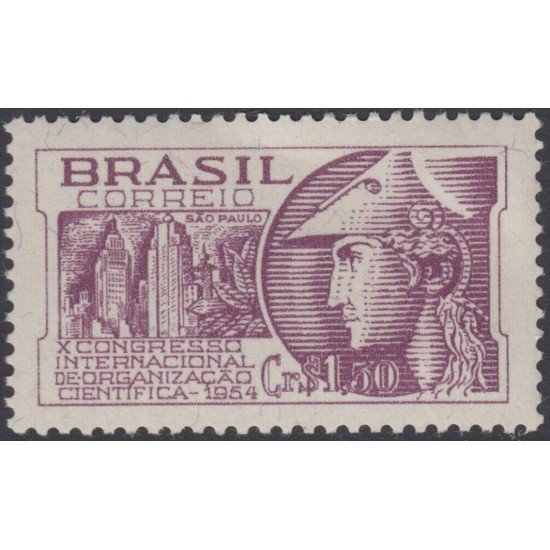 Brasil Brazil 566 1954 10º Congreso Internacional de Organización Científica MH Brasil Brazil 566 1954 10º Congreso Internacional de Organización Científica MH