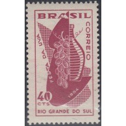 Brasil Brazil 567 1954 Fiesta de la uva en Caxias MH Brasil Brazil 567 1954 Fiesta de la uva en Caxias MH