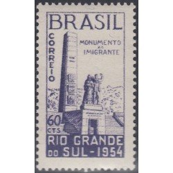 Brasil Brazil 568 1954 Monumento de inmigrantes MH Brasil Brazil 568 1954 Monumento de inmigrantes MH