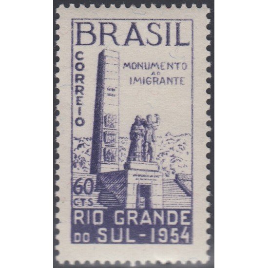 Brasil Brazil 568 1954 Monumento de inmigrantes MH Brasil Brazil 568 1954 Monumento de inmigrantes MH
