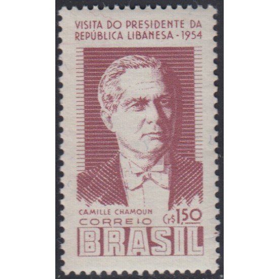 Brasil Brazil 570 1954 Presidente Libanés Camille Chamoun MH Brasil Brazil 570 1954 Presidente Libanés Camille Chamoun MH