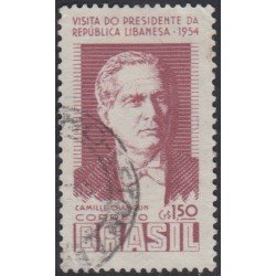 Brasil Brazil 570 1954 Presidente Libanés Camille Chamoun Usado Brasil Brazil 570 1954 Presidente Libanés Camille Chamoun Usado