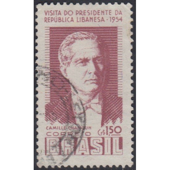 Brasil Brazil 570 1954 Presidente Libanés Camille Chamoun Usado Brasil Brazil 570 1954 Presidente Libanés Camille Chamoun Usado