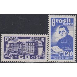 Brasil Brazil 571/72 1954 Cincuentenario de los Hermanos Maristas MH Brasil Brazil 571/72 1954 Cincuentenario de los Hermanos Maristas MH