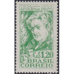 Brasil Brazil 573 1954 Apolonia Pinto MNH Brasil Brazil 573 1954 Apolonia Pinto MNH