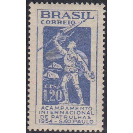 Brasil Brazil 574 1954 Acampada Internacional de patrullas MNH Brasil Brazil 574 1954 Acampada Internacional de patrullas MNH