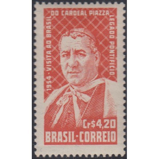 Brasil Brazil 589 1954 Cardinal Piazza Adeodato Giovanni MNH Brasil Brazil 589 1954 Cardinal Piazza Adeodato Giovanni MNH
