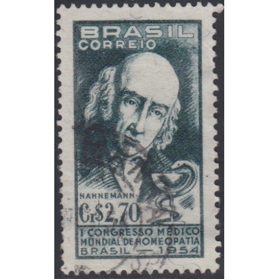 Brasil Brazil 592 1954 I Congreso mundial de medicina Homeopática Usado Brasil Brazil 592 1954 I Congreso mundial de medicina Homeopática Usado
