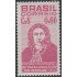 Brasil Brazil 593 1954 Escritor Nisia Floresta Brasileira Augusta MNH