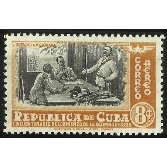 MI1 Cuba Aéreo 39 1948 50 Aniversario de la Guerra de 1895 MNH MI1 Cuba Aéreo 39 1948 50 Aniversario de la Guerra de 1895 MNH