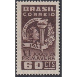 Brasil Brazil 596 1954 Juegos deportivos de primavera MH Brasil Brazil 596 1954 Juegos deportivos de primavera MH