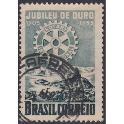Brasil Brazil 600 1955 50 Años de Rotary Internacional Usado Brasil Brazil 600 1955 50 Años de Rotary Internacional Usado