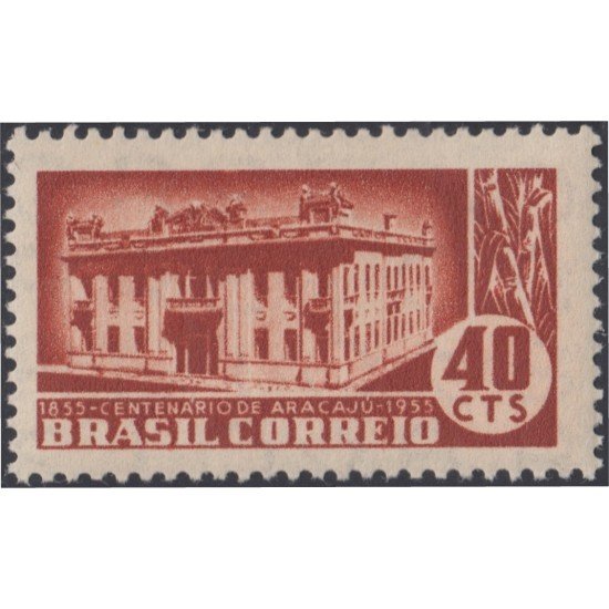 Brasil Brazil 601 1955 100 Años de la Villa de Aracuju MH Brasil Brazil 601 1955 100 Años de la Villa de Aracuju MH