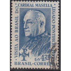 Brasil Brazil 609 1955 Cardenal Masella legado Pontífico Usado