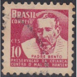 Brasil Brazil 611 1955 Preservación de la infancia contra el mal de Hansen Usado