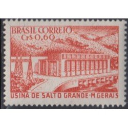 Brasil Brazil 615 1955 Inauguración de la presa de Salto Grande MNH