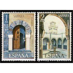 Sahara 314/15 1974 Pro Infancia Mezquitas Mosque MNH Sahara 314/15 1974 Pro Infancia Mezquitas Mosque MNH