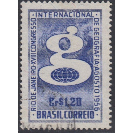 Brasil Brazil 616 1956 XVIII Congreso Internacional de Geografía Usado Brasil Brazil 616 1956 XVIII Congreso Internacional de Geografía Usado