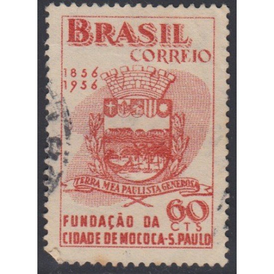 Brasil Brazil 617 1956 Centenario de la Villa de Mococa Usado Brasil Brazil 617 1956 Centenario de la Villa de Mococa Usado
