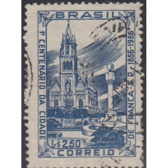 Brasil Brazil 621 1956 Centenario de la Villa Franca Usado Brasil Brazil 621 1956 Centenario de la Villa Franca Usado