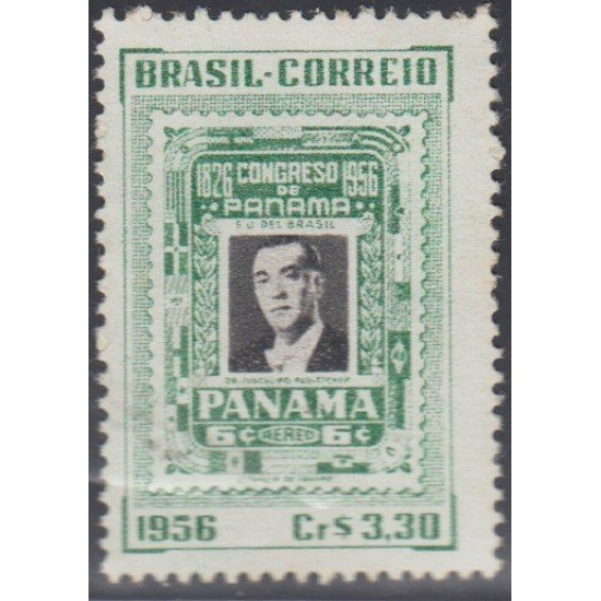 Brasil Brazil 623 1956 Congreso panamericano de Panama MH Brasil Brazil 623 1956 Congreso panamericano de Panama MH