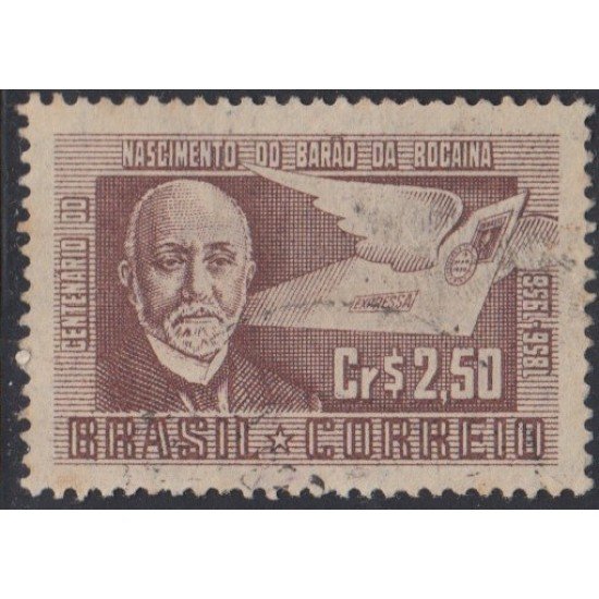 Brasil Brazil 625 1956 Barón de Bocoina Usado Brasil Brazil 625 1956 Barón de Bocoina Usado