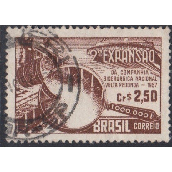 Brasil Brazil 626 1957 II Programa de expansión de la siderúrgica Usado