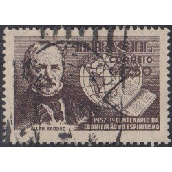 Brasil Brazil 628 1957 Codificación de espiritismo Allan Kardec Usado Brasil Brazil 628 1957 Codificación de espiritismo Allan Kardec Usado