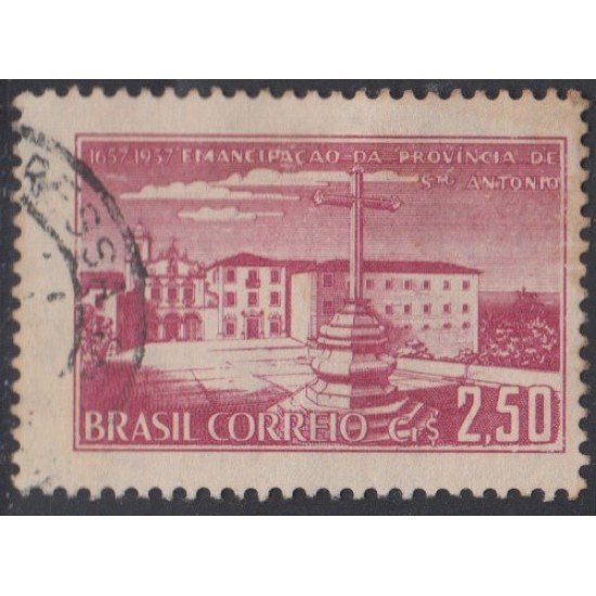 Brasil Brazil 632 1957 300 Años de la provincia de San Antonio Usado Brasil Brazil 632 1957 300 Años de la provincia de San Antonio Usado
