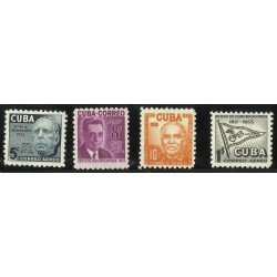 VAR3 Cuba A- 90/93 1953 Miguel Coyula Antonio Guinard Gregorio Hernández MNH VAR3 Cuba A- 90/93 1953 Miguel Coyula Antonio Guinard Gregorio Hernández MNH