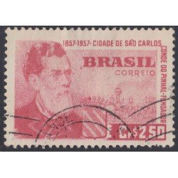 Brasil Brazil 635 1957 Centenario de la Villa de San Carlos Usado Brasil Brazil 635 1957 Centenario de la Villa de San Carlos Usado