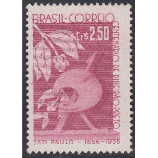 Brasil Brazil 638 1957 100 Años de la Villa de Ribeirao Preto MNH Brasil Brazil 638 1957 100 Años de la Villa de Ribeirao Preto MNH