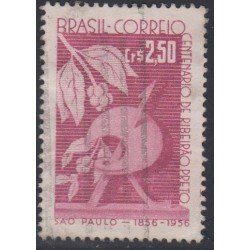 Brasil Brazil 638 1957 100 Años de la Villa de Ribeirao Preto Usado Brasil Brazil 638 1957 100 Años de la Villa de Ribeirao Preto Usado