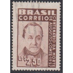 Brasil Brazil 639 1957 Filósofo francés Auguste Comte Usado Brasil Brazil 639 1957 Filósofo francés Auguste Comte Usado