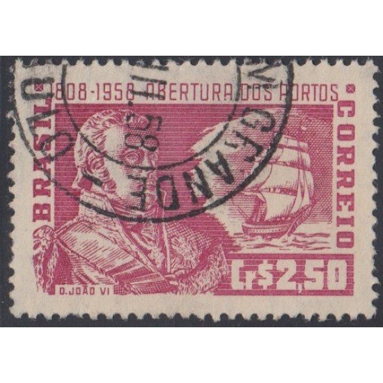 Brasil Brazil 641 1958 Apertura de los Puertos y Comercio exterior Usado