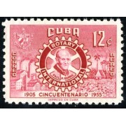 FL3/VAR3/S Cuba A- 107 1955 Rotary International Paul P. Harris MNH