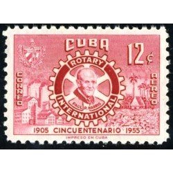 FL3/VAR3/S Cuba A- 107 1955 Rotary International Paul P. Harris MNH FL3/VAR3/S Cuba A- 107 1955 Rotary International Paul P. Harris MNH