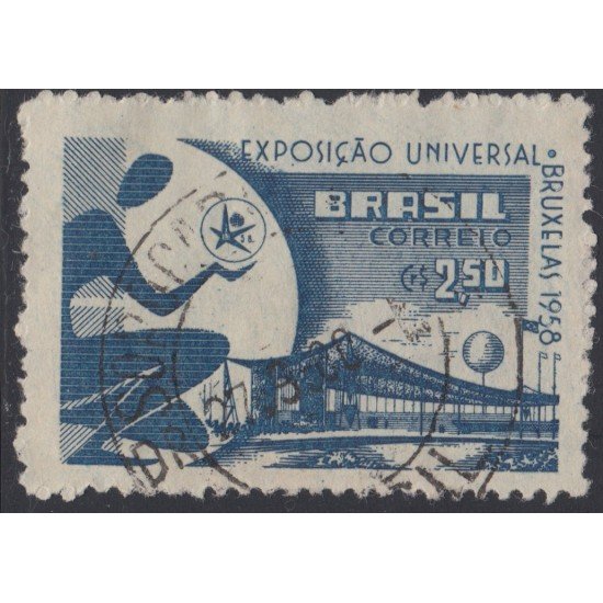 Brasil Brazil 645 1958 Exposición de Bruselas Usado Brasil Brazil 645 1958 Exposición de Bruselas Usado