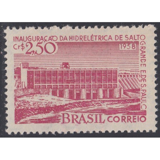 Brasil Brazil 648 1958 Hidroeléctrica de Salto Grande MNH Brasil Brazil 648 1958 Hidroeléctrica de Salto Grande MNH
