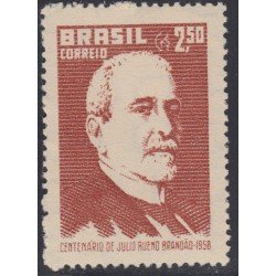 Brasil Brazil 657 1958 Julio Bueno Brandao Minas Gerais MNH Brasil Brazil 657 1958 Julio Bueno Brandao Minas Gerais MNH